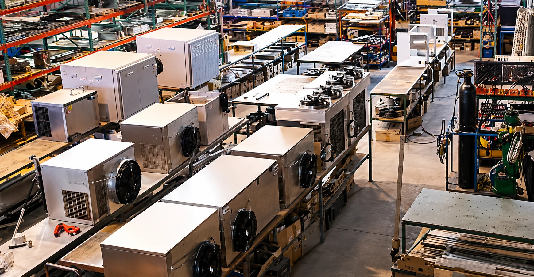 Specialised Cooling Systems workshop and refrigeration equipment